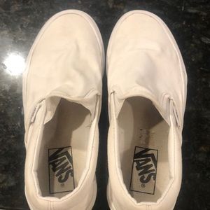Slip on white vans